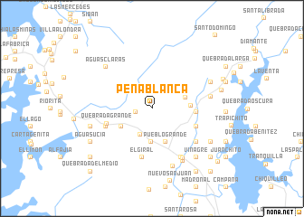 map of Peña Blanca