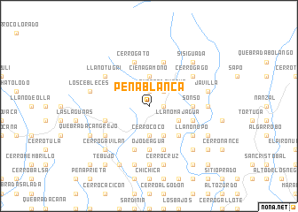 map of Peña Blanca