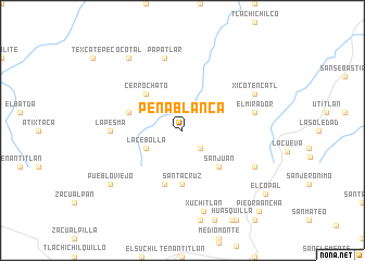 map of Peña Blanca