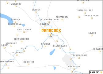 map of Penacook