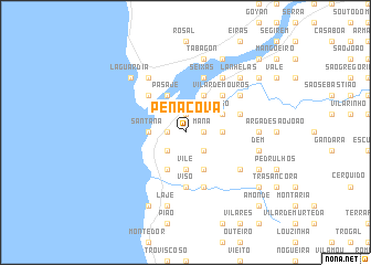map of Penacova