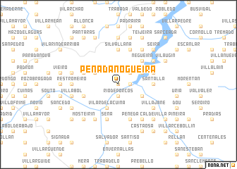 map of Pena da Nogueira