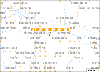 map of Peña de Ranchadero