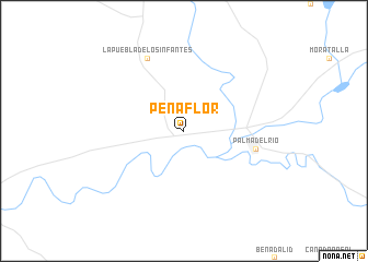 map of Peñaflor