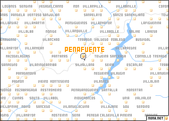 map of Peñafuente