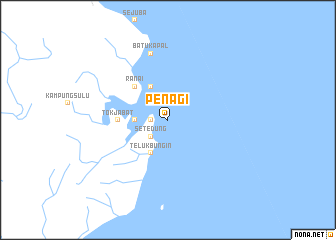 map of Penagi