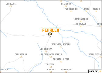 map of Peñalén