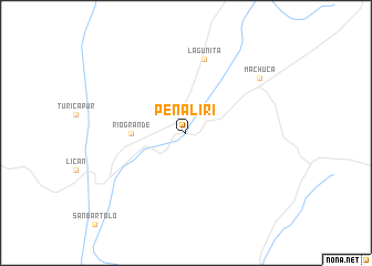 map of Peñaliri