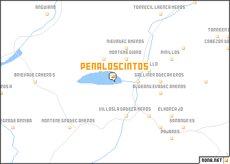 map of Peñaloscintos