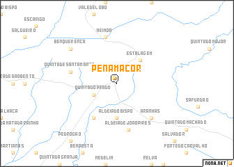 map of Penamacor