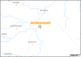 map of Penandingan