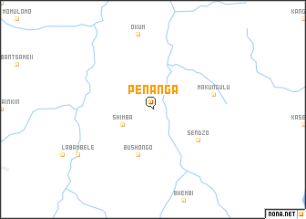 map of Penanga