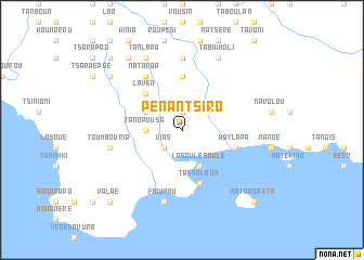 map of Pénantsiro