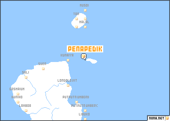 map of Penapedik