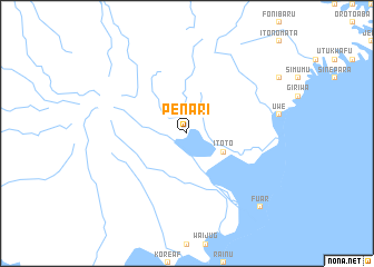 map of Penari