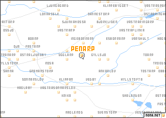 map of Penarp