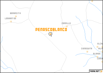 map of Peñasco Blanco