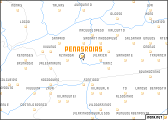 map of Penas Roias