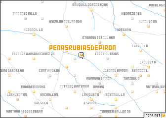 map of Peñasrubias de Pirón