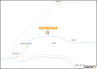 map of Penawawa