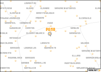 map of Peña