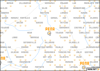 map of Pena