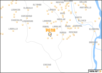 map of Peña