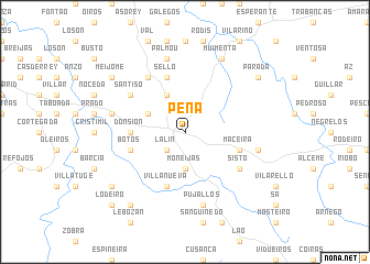 map of Pena