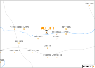 map of Pènbiti