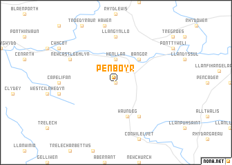 map of Penboyr