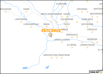 map of Pencahue