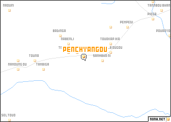 map of Pènchyangou