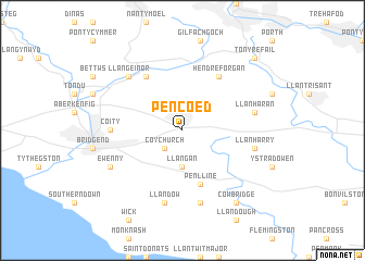 map of Pencoed