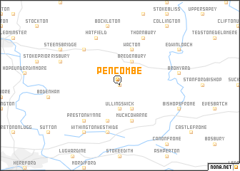 map of Pencombe