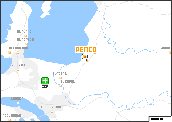 map of Penco