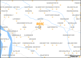 map of Penc