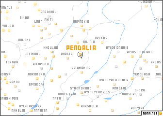 map of Pendalia