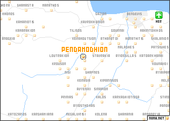 map of Pendamódhion