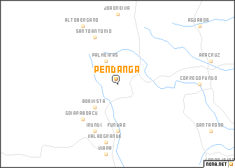 map of Pendanga