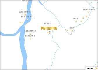 map of Pendare