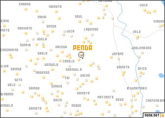 map of Penda