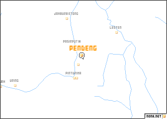 map of Pendeng