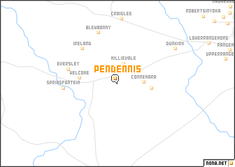 map of Pendennis