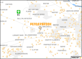 map of Penderbrook