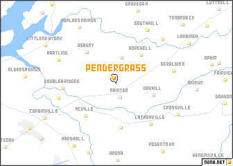 map of Pendergrass