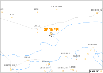 map of Penderi