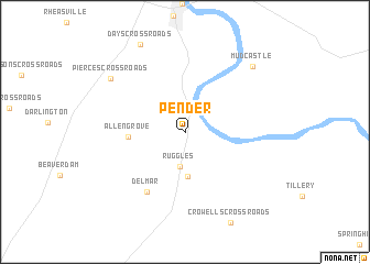 map of Pender