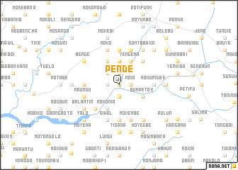 map of Pende