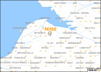 map of Pendé