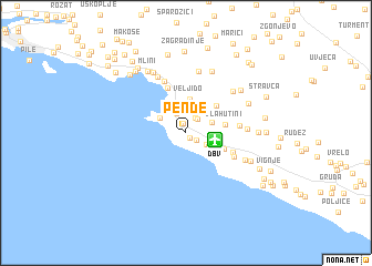 map of Pende